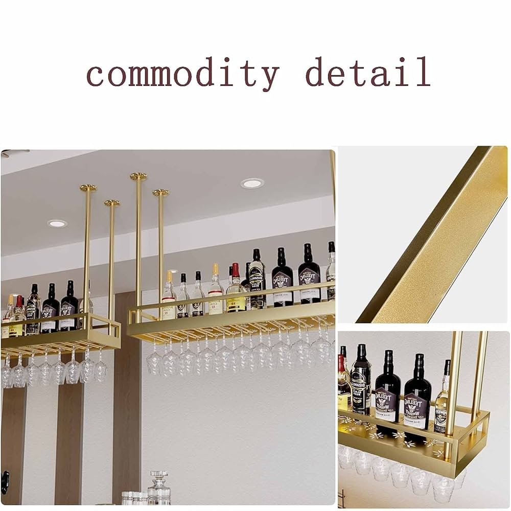 Amazon｜吊り下げワイングラスラック-ワインラック天井ワイン