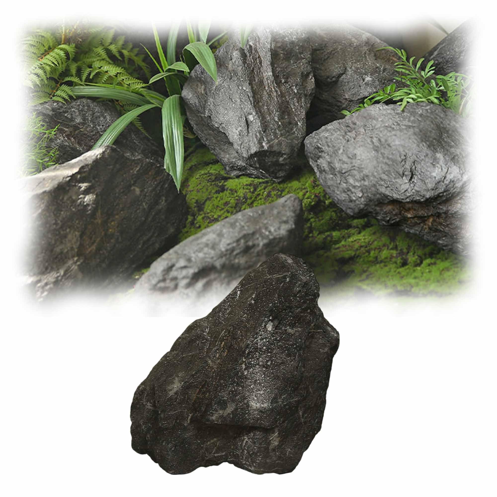 Rocas Artificiales, Roca Decorativa Ligera para paisajismo | Roca de resina impermeable para decoración de interiores, paisajismo de jardines y exhibiciones comerciales(26x12x37cm)