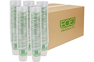 ECO PRODUCTS Compostable Clear 9oz Cups