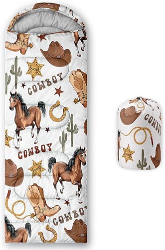 Miniatura 21 de Galaxy Wolf Camping Sleeping Bags Warm & Cool Weather Waterproof Backpacking Blue Purple Starry Sky Sleeping Bag All Seasons Camping, for Adult Kids