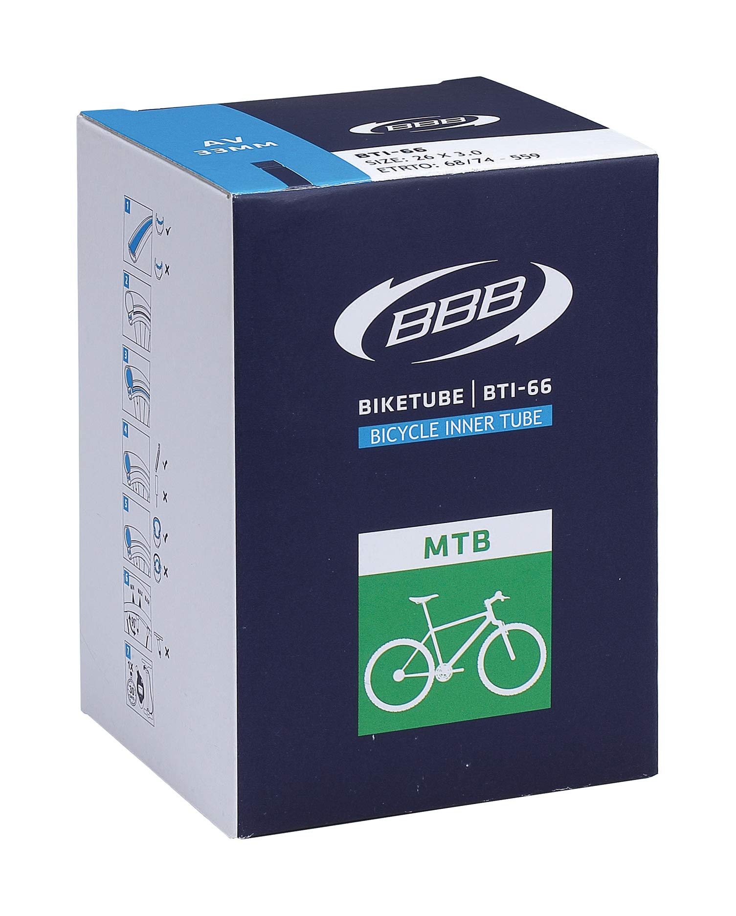 BBB Camera D'Aria 26'' – Valvola Presta, Per Copertoni 2