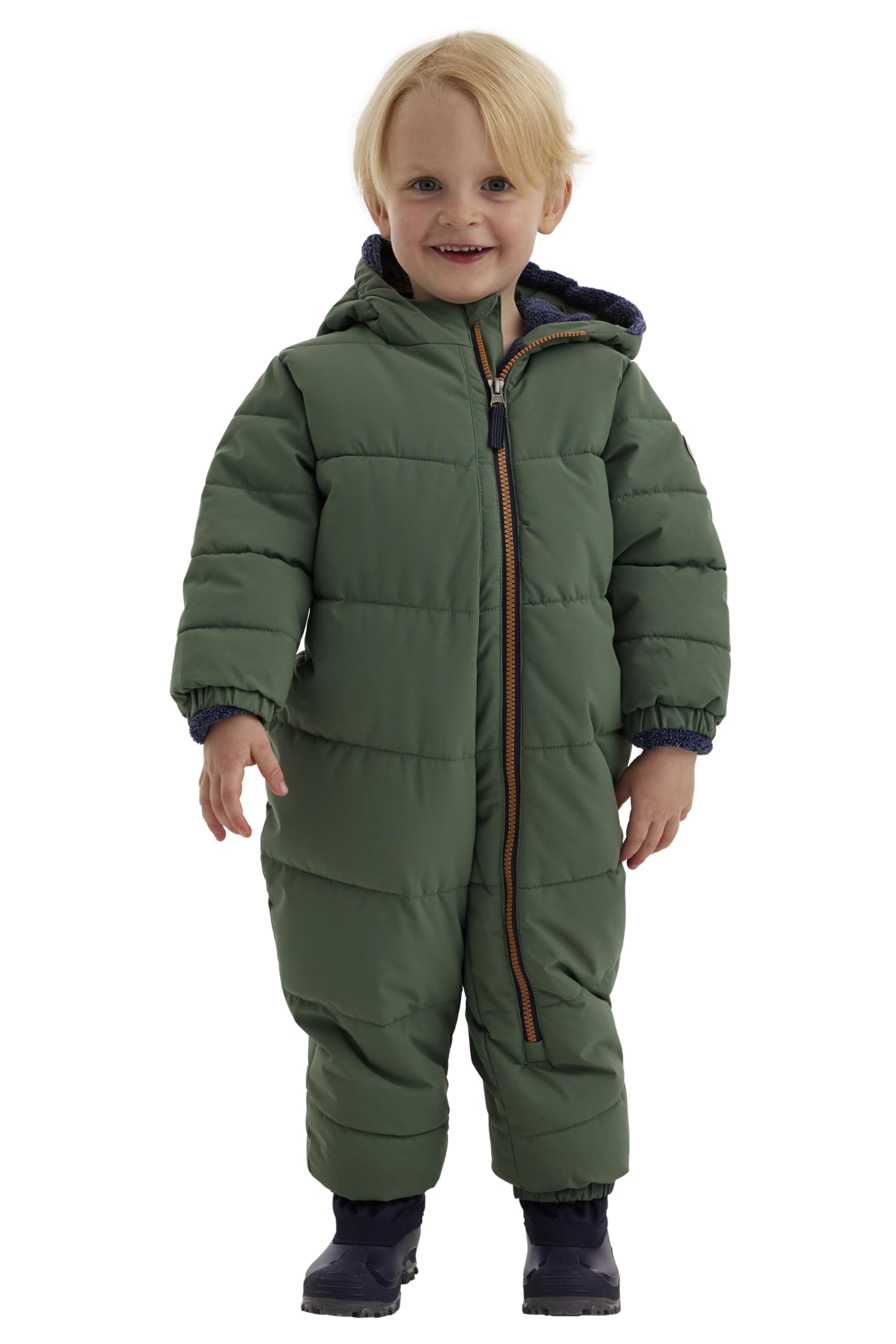 first instinct by killtec Unisex Fiow 32 Mns Onpc Overall/Schneeanzug in Daunenoptik mit Kapuze (1er Pack)