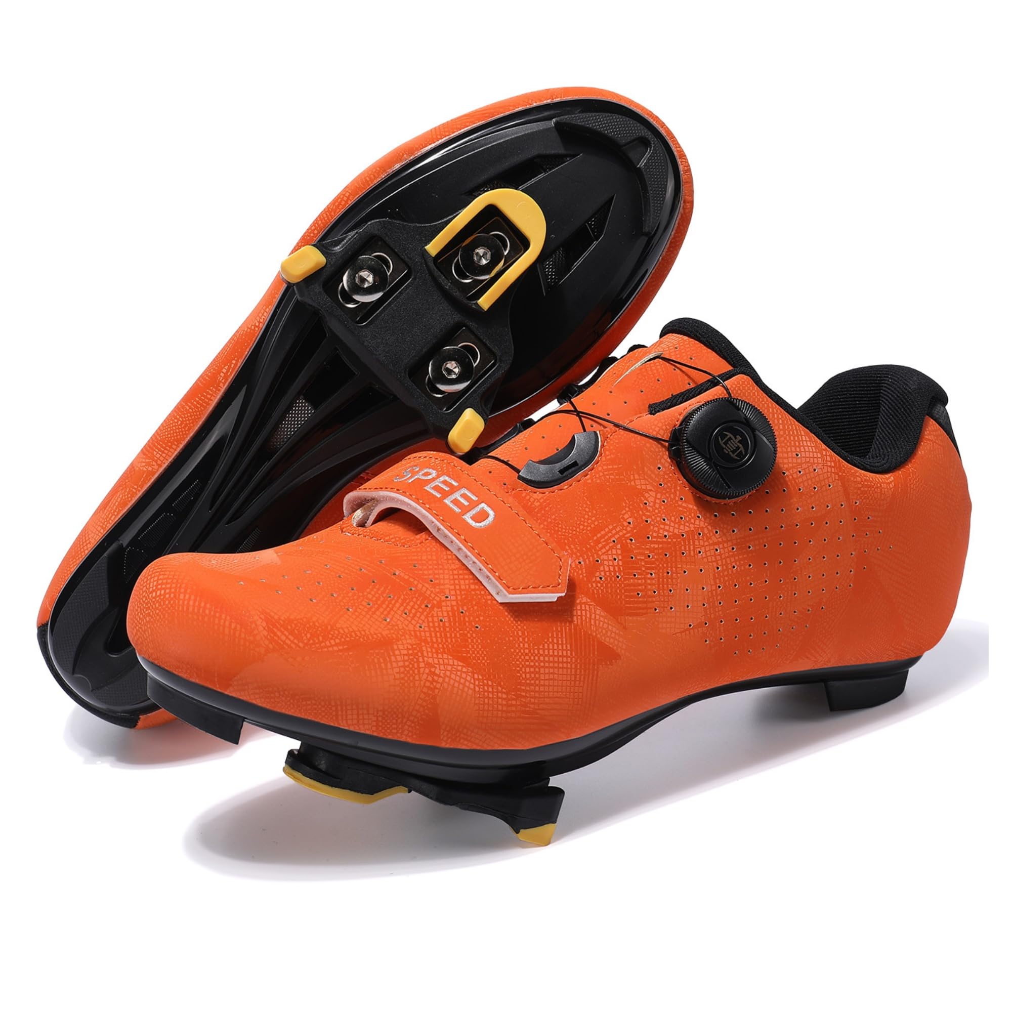 Zapatillas de Ciclismo para Hombre/Mujer – Zapatillas de Spinning Transpirables, Compatibles con Pedales SPD, SPD-SL y Look Delta