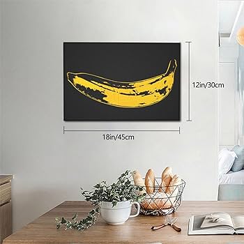Amazon.co.jp: アンディウォーホル バナナ アートパネル おしゃれ 飾り