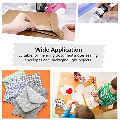 Miniatura 4 de Paquete de 12 rollos de cinta transparente, recambios de cinta transparente, cada rollo de 34 x 1000 pulgadas, núcleo de 1 pulgada, para oficina,