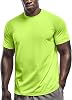 Zengjo Running Shirts for Men Quick Dry Performance T-Shirt Moisture-Wicking Athletic Tee for Gym Workout Training