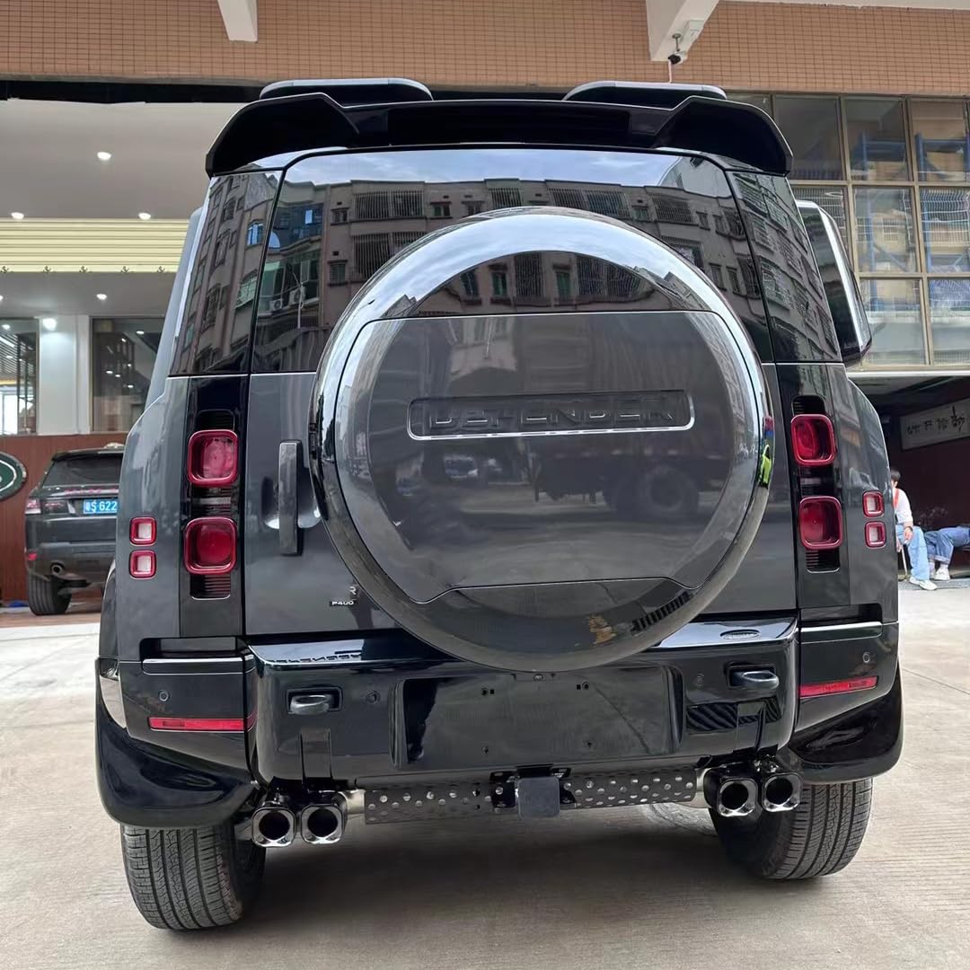 Carpathian Grey Spare Tire Cover For Land Rover Defender 90/110/130 (2020-2025)