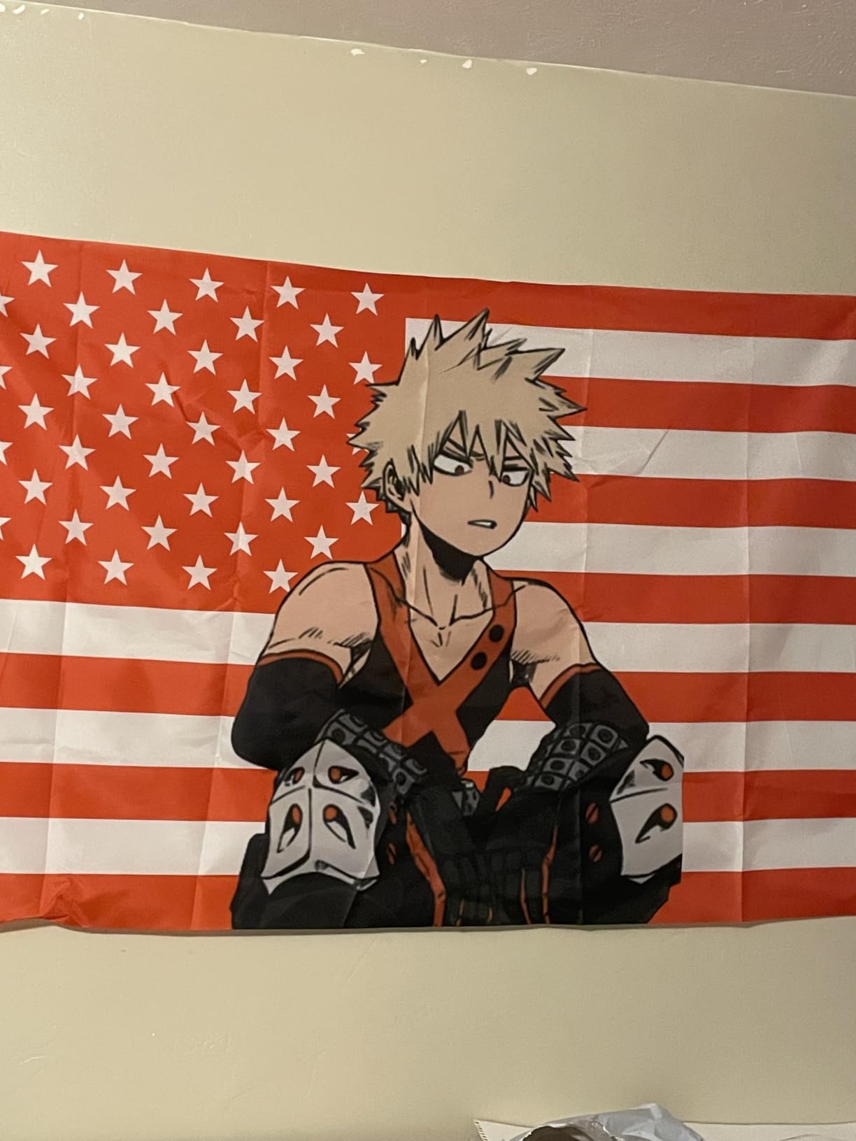 Custom American Tapestry Flag with Picture photo review