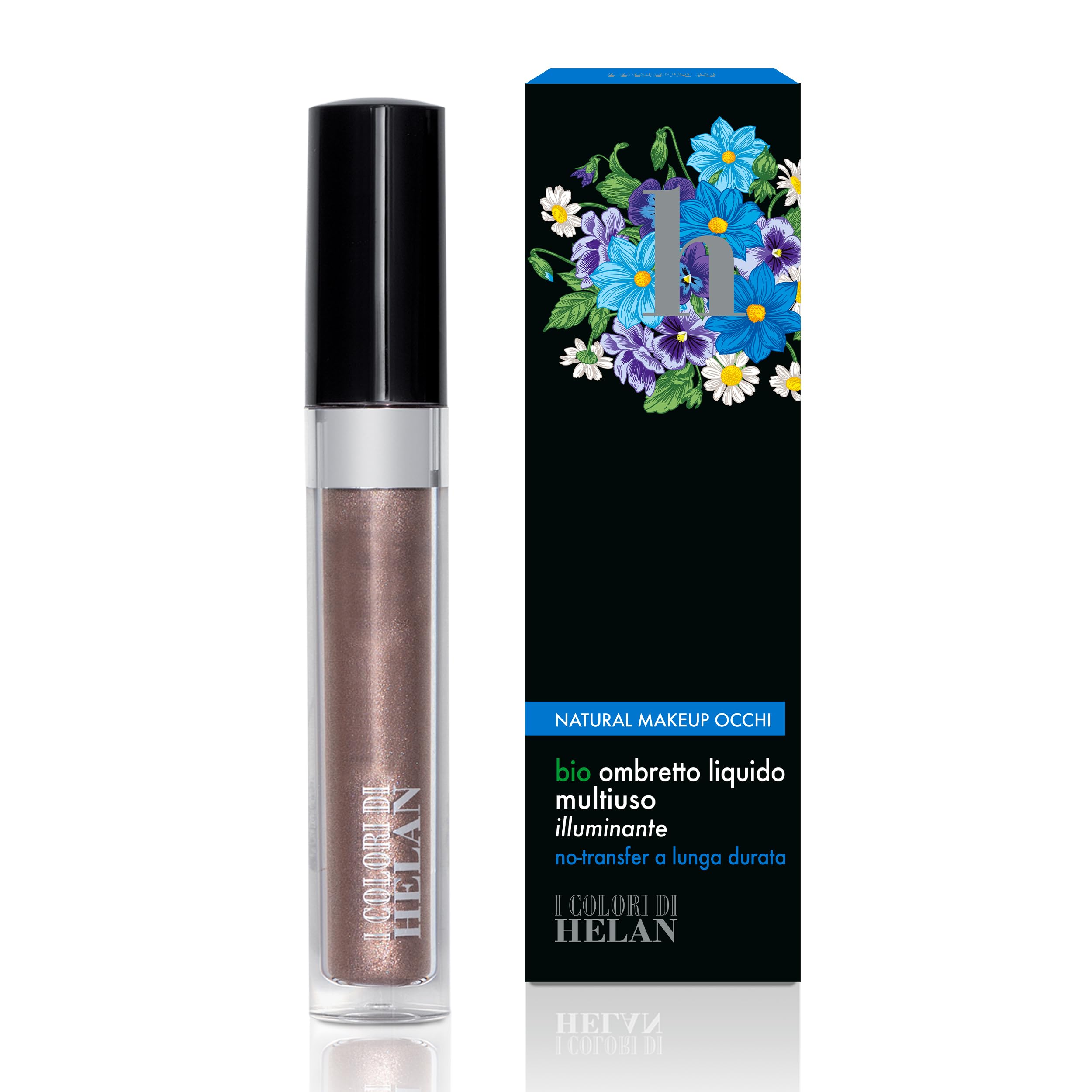 Helan Mercurio I Colori Di – Mehrzweck-Lidschatten Mit Leuchtendem Effekt, Ideal Als Flüssiges Rouge, Gesichts-Make-Up-Erde Und Bronzer, Lang Anhaltendes Make-Up Ohne Abfärben, Lidschatten, 2,5 Ml