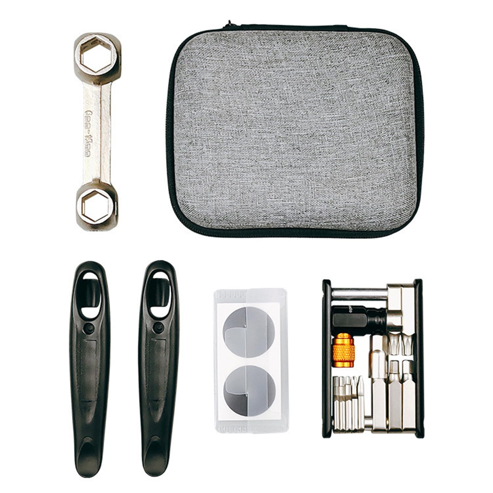 Hdoytxxm Multicolor Road Bike Tire Repairs Kits With Storage Bag Bicycles Cycling Maintenance Accessories Enduring Cycling Repair Accessories
