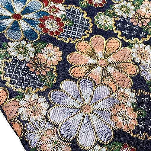 Amazon.co.jp: 千糸繍院 西陣織 金襴 巾着袋（裏地付き） 彩華