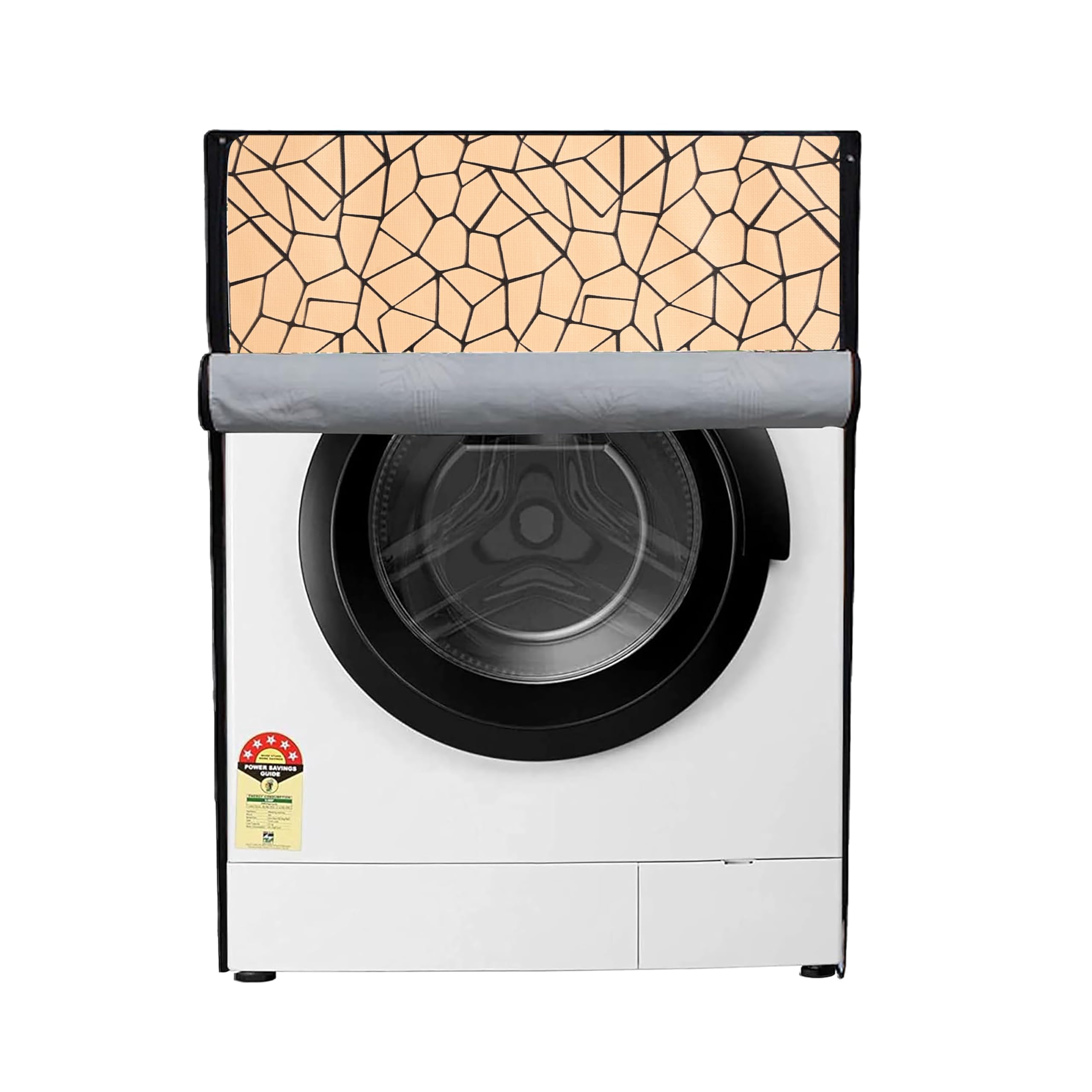 Star Weaves Waterproof Front Load Washing Machine Cover Suitable for Bosch 7.5 kg, 8 kg, 9 kg & 10 Kg (Beige)