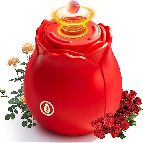 Rose Adult Toy, Rose Adult Tool for Women 2026, Clitioral Sucker Vibrate with Vibratoer Tools, Rose Vibratoar 2UT9 (red9)