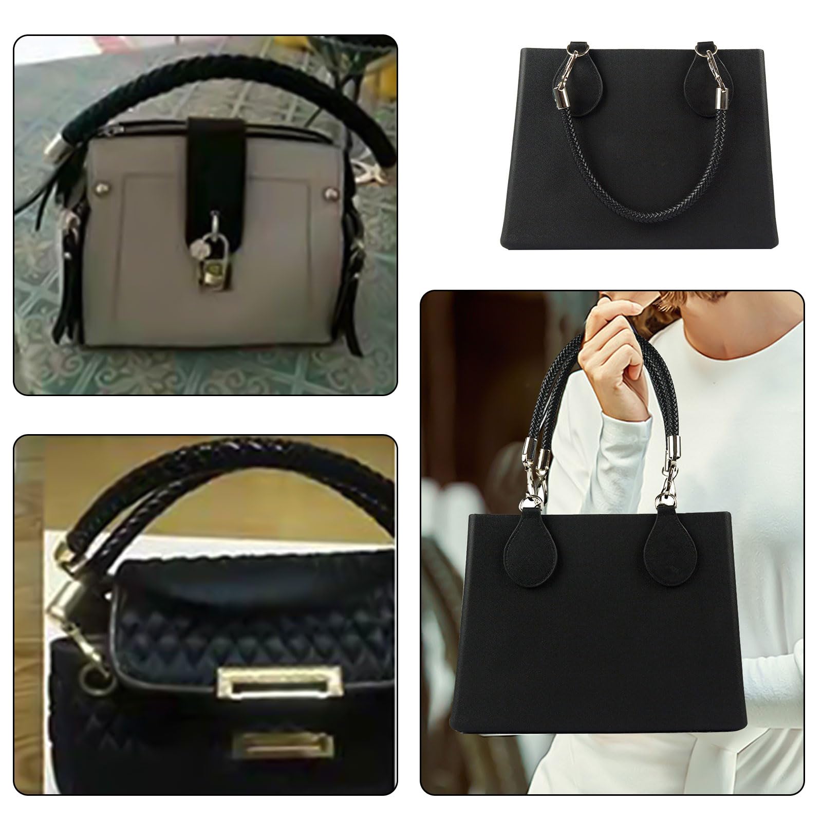 2 Tracolle Per Borsa In PU 60cm &ndash; Ricambio Universale Cintura Per Borsa Donna