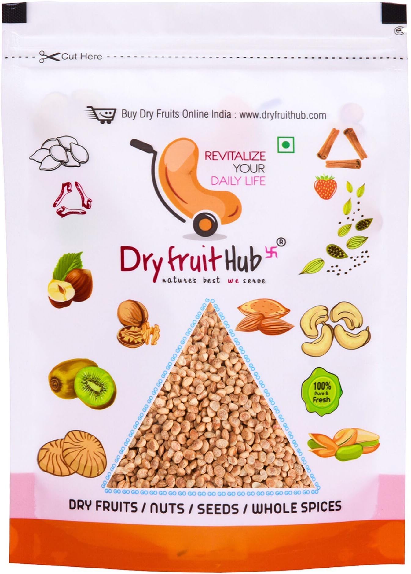 Dry Fruit Hub Chironji 500gm, Almondette Seeds,Chironji Dry Fruits,Charoli,Almondette kernels (Chironji 500gm)