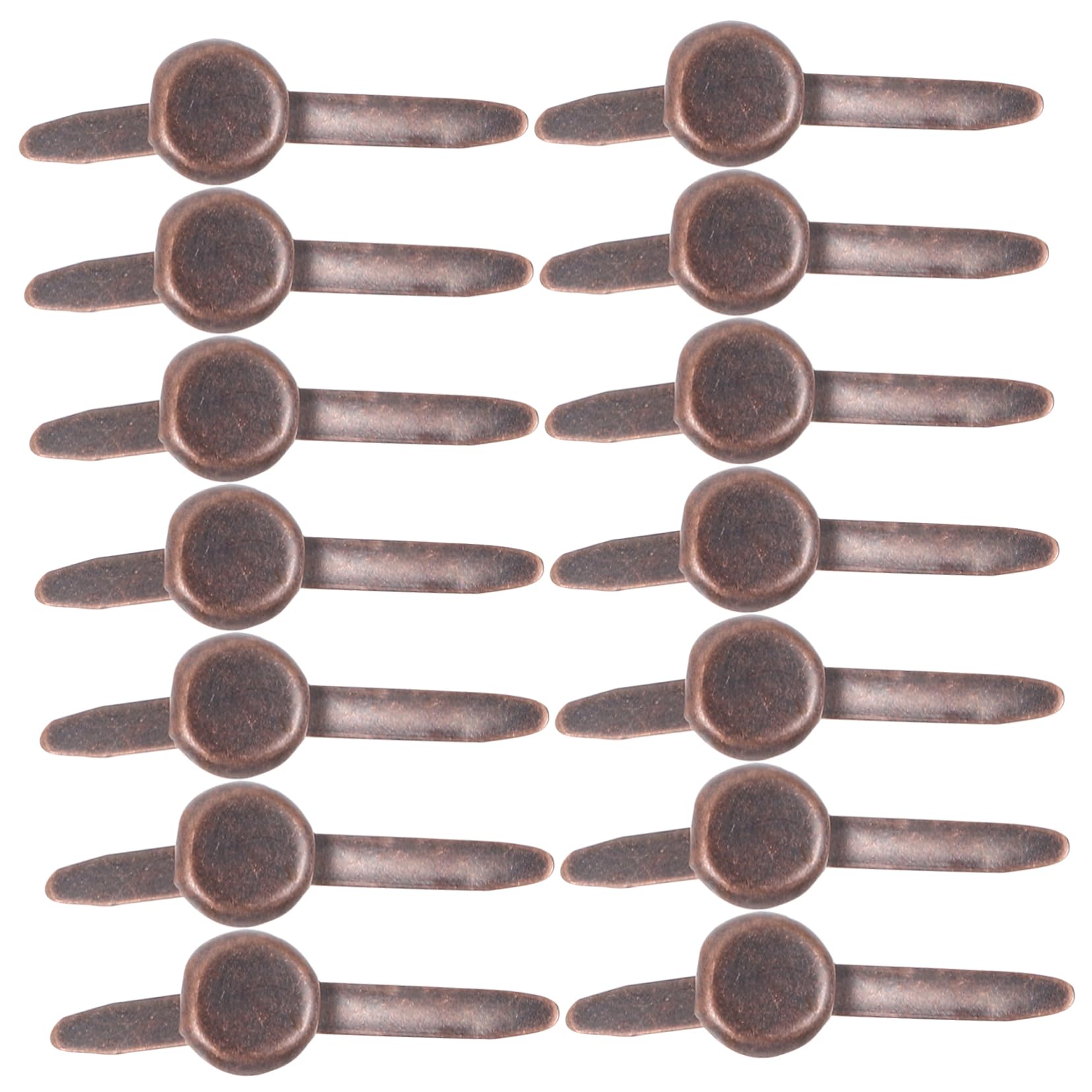 SEWACC 50pcs Brad Paper Clips Brads for Crafts Scrapbooking Brads Fasteners Craft Beads Decorative Brads Paper Clasps Brad Paper Fastener Craft Brads Metal Decorative Paper Mini