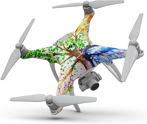 Miniatura 8 de Compatible con Drone DJI Spark - Adhesivo protector de vinilo resistente a los arañazos - Gemas vectoriales coloridas