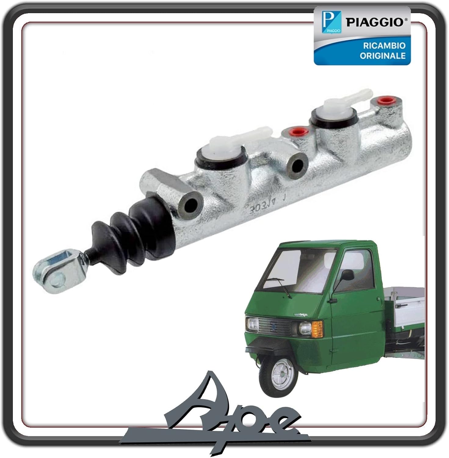 POMPA HAMULCOWA PIAGGIO ORYGINALNA DO PIAGGIO APE 703 BENZINA - APE 703 DIESEL - APE 602 - APE CAR - APE MAX DIESEL - APE POKER BENZINA - POKER DIESEL