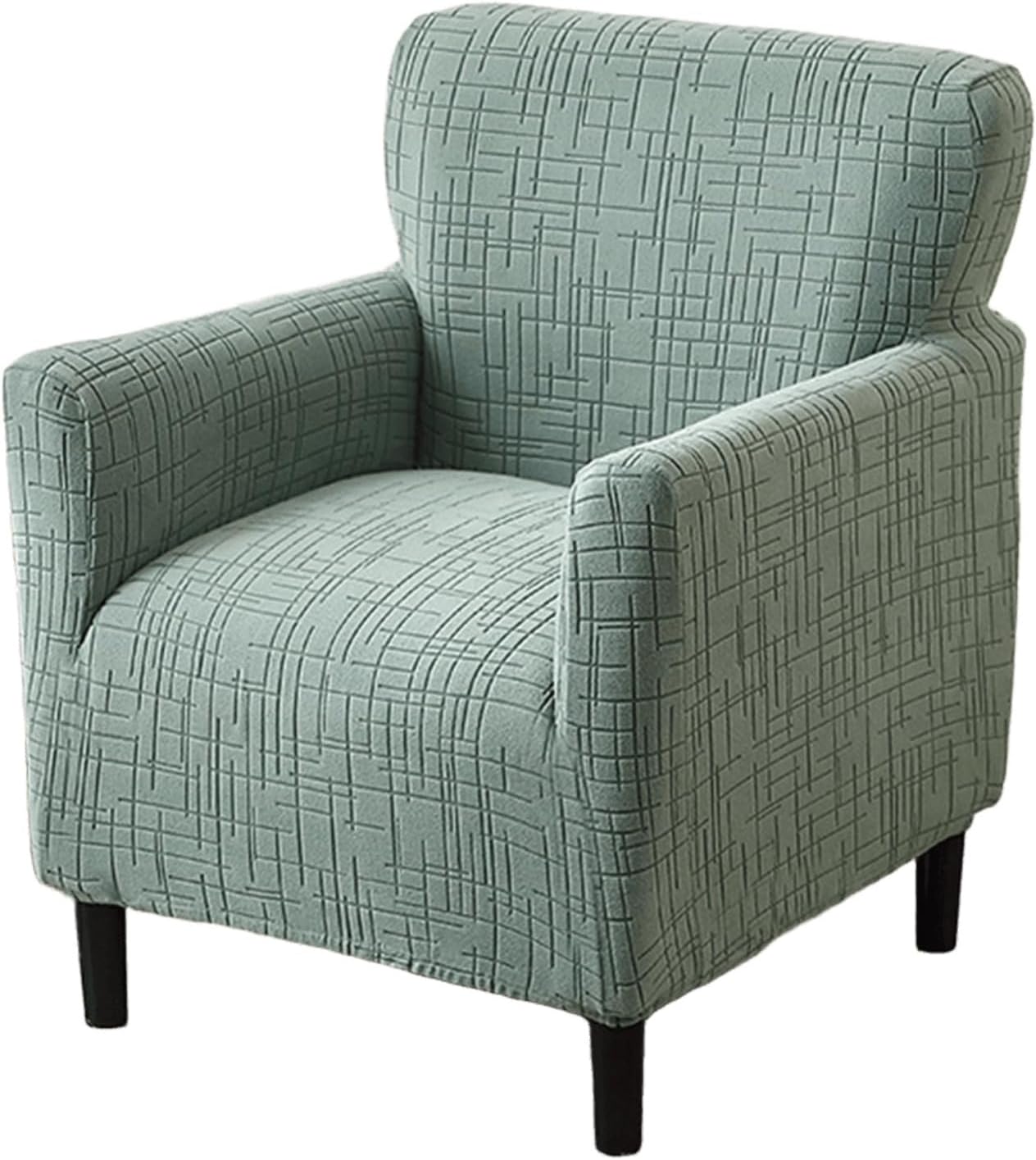 Stretch Modern Armchair Slipcover,Accent Chair Covers with Arms,Soft Chair Slipcovers Furniture Protector for Living Room Office(Coffee)
