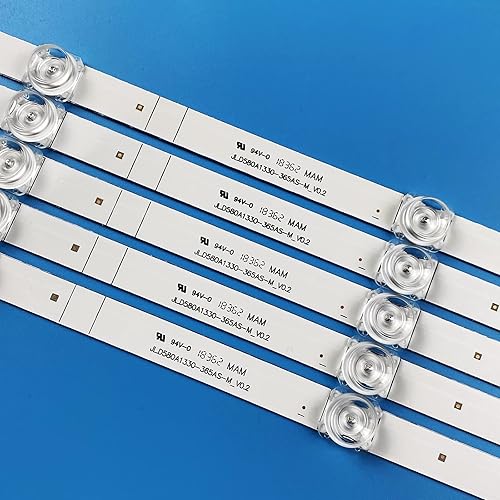 Miniatura 3 de PANMILED Tiras de retroiluminación LED para TV Hisense de 58 pulgadas JL.D580A1330-365AS-M_V02 H58AE6100 H58A6100 H58AE6000 H58AE6100UK 58R6E