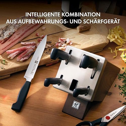 Miniatura 3 de ZWILLING Bloque de cuchillos autoafilable, 7 piezas, acero inoxidable, gris