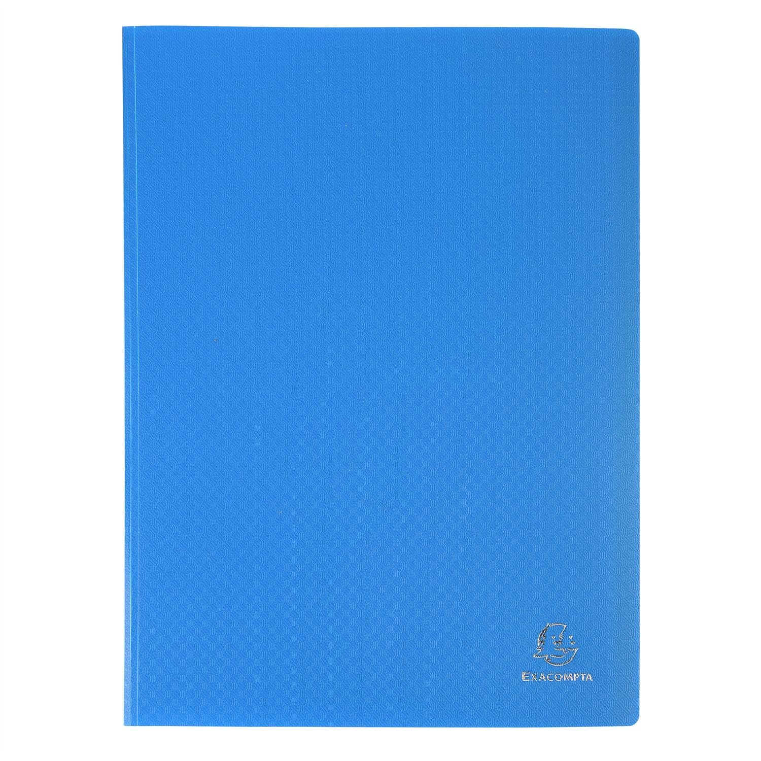 EXACOMPTA Lot de 12 Protège-​documents en polypropylène souple OPAK 100 vues - A4 - Coloris Aléatoire