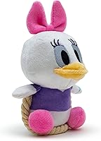 Vista 2 de Buckle-Down Disney - Juguete para perros de Disney, Daisy Duck Chibi, juguete para mascotas, peluche con cuerda