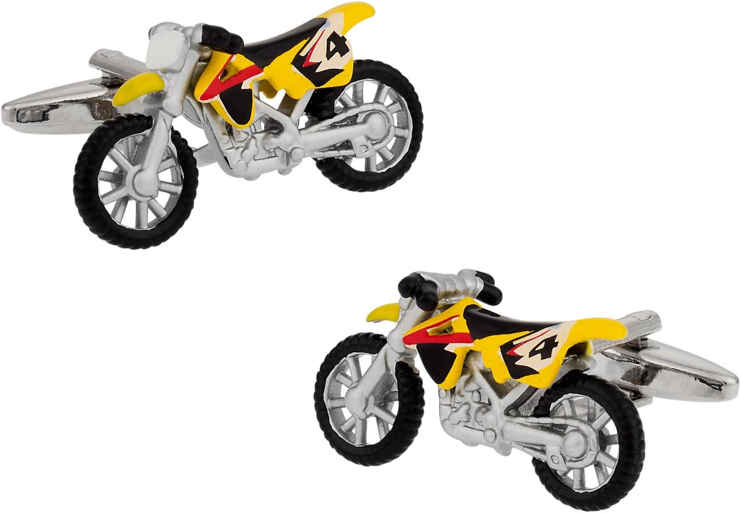 Cuff-Daddy Motocross Motorcycle Dirt Bike Cufflinks with Presentation Box Idea Shirt Cuff Links Business, Wedding Handmade Cufflinks & Shirt Accessories Storage Travel Idea Box Special Occasions