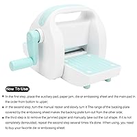 Vista 3 de Mini máquina troqueladora para corte de papel y máquina de grabado a mano, suministros de manualidades de tarjetas de álbumes de recortes