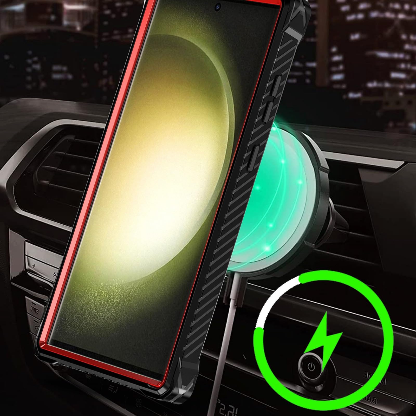 Generisch Etui do Samsung Galaxy S25 Ultra/S25 Plus/S25, metalowe etui ochronne z folią ochronną na wyświetlacz i podstawką (niebieskie, S25)