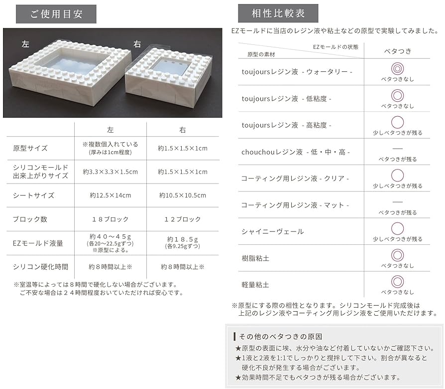 Amazon.co.jp: MYmama 型取り用シリコン EZモールド シリコン