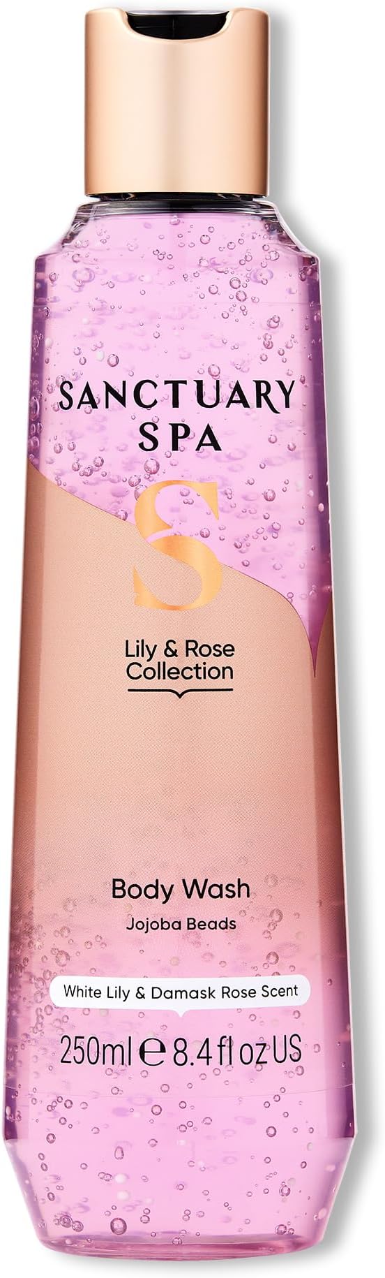 Spa Lily and Rose Shower Gel, Body Wash, Vegan and Cruelty Free, 250ml