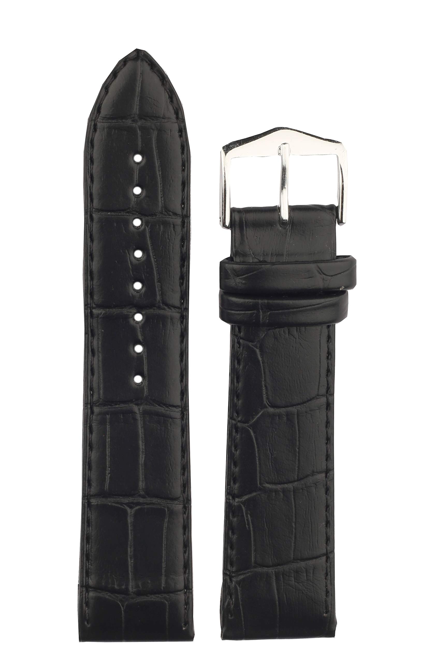 EXOR 22MM LEATHER WATCH STRAPS SGQE H BLACK Colour With RETRO finish of Genuine watch Leather strap (B08MV7F3WS) Amazon Price History, Amazon Price Tracker