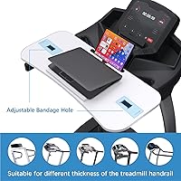 Vista 3 de Miden Treadmill Desk Attachment, 36 inch Treadmill Laptop Holder, Universal Treadmill Laptop Desk