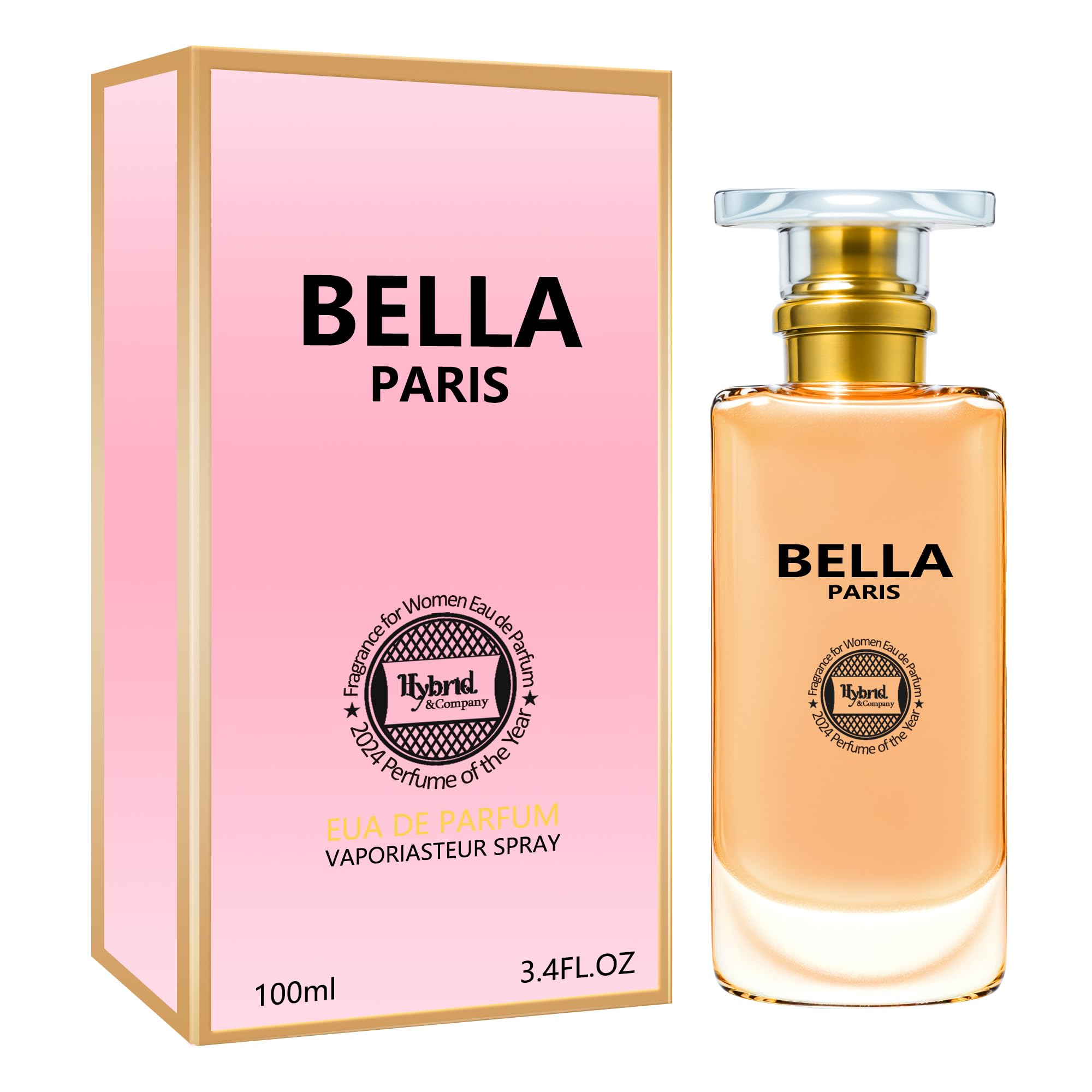 Hybrid & CompanyWomen Bella Paris Eau De Parfum Natural Spray Vaporisateur 3.4 Fl Oz