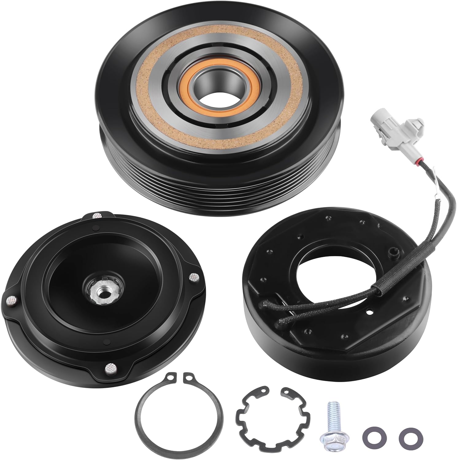 28003C Air Conditioner Compressor Clutch Fit for 2003-2007 for Honda Accord 2.4L