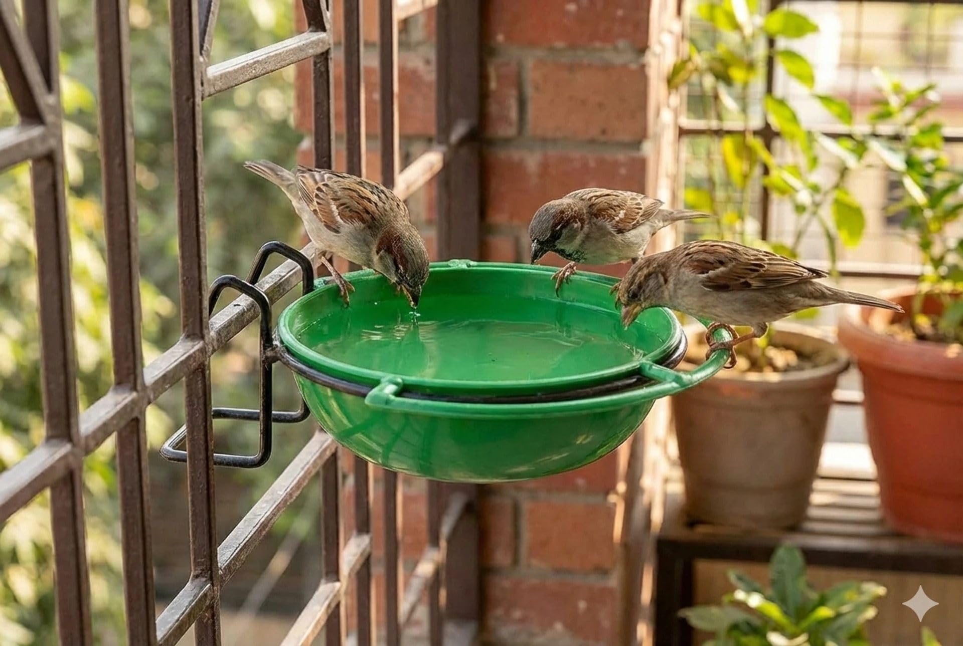 Amijivdaya Bird Feeder Bowl - Food & Water -2
