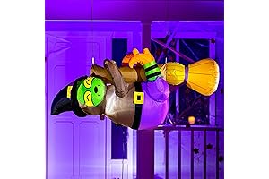 4 Ft Long Sloth Witch Halloween Inflatable