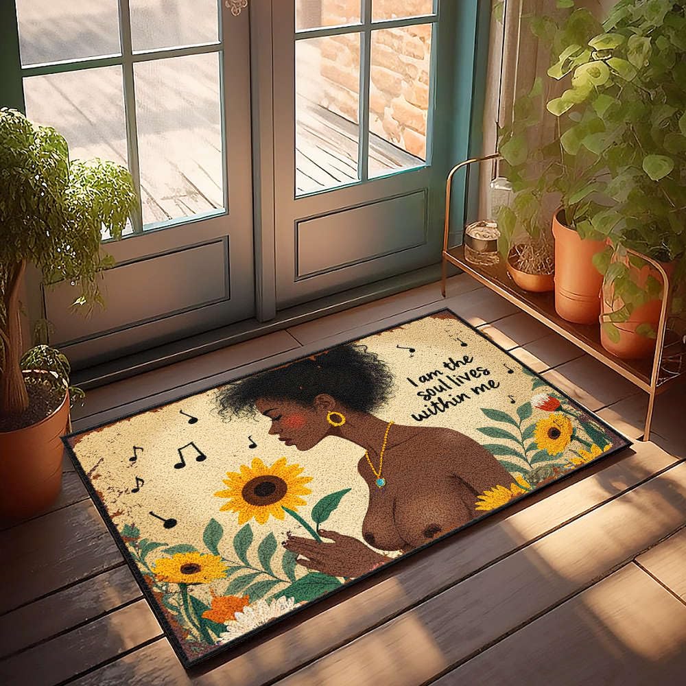 Paillasson unique design de ferme tapis entrée extérieure élégant 65x90