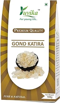 Yuvika Gond Katira - Tragacanth Gum - Astragalus Gummifer - Badam Pisin 100 Grams