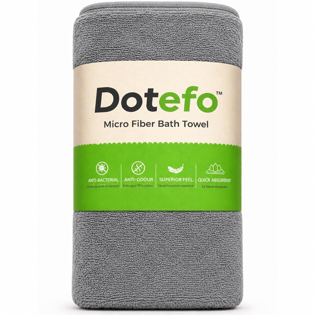 Microfiber Bath & Hair Care Towel – 70x140 CM Large Super Soft Quick Dry Microfiber Towel for Bath, Hair & Daily Use – Ultra Absorbent Lightweight Towel, Grey-image-29