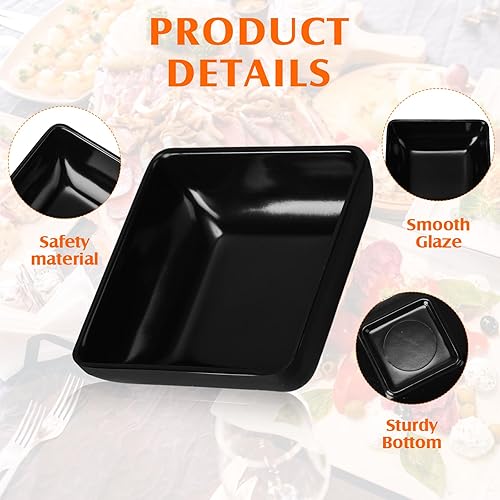 Miniatura 3 de Domensi Juego de 24 cuencos para salsa de soja, platos de salsa de soja de 3 onzas para tomate, barbacoa, ketchup, sushi y otras cenas de