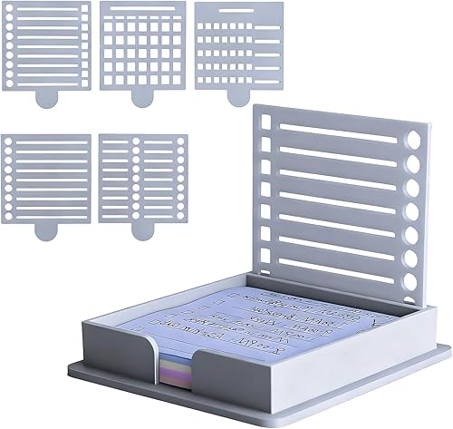 Plantilla y soporte para notas adhesivas, organizador de lista de palos de 3 x 3 pulgadas, dispensador de publicaciones para organizador de