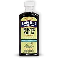 Vista 10 de Happy Home Sabor de fresa de imitación, sin alcohol, certificado Kosher, 7 onzas.