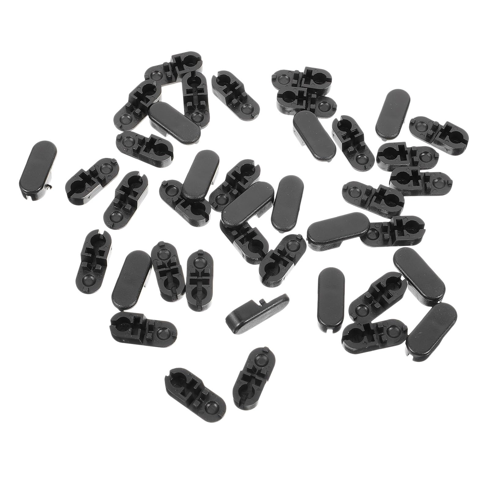 Gbrcen Blind Chains Connectors 50Pcs Venetian Blind Bottom Bead Buckle Window Curtain Connector Vertical Chain Link Chains Decor Parts Clips