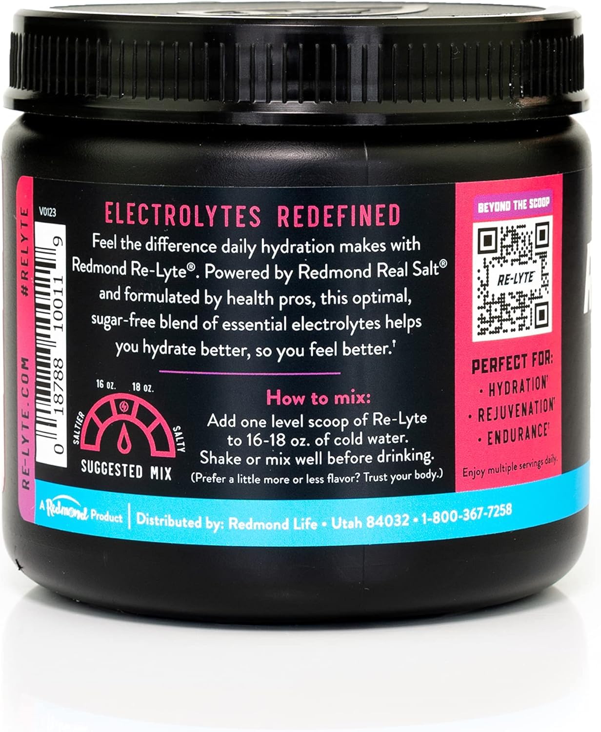 REDMOND Re-Lyte HYDRATION Drink Mix Berry LARGE, puszka 380 g