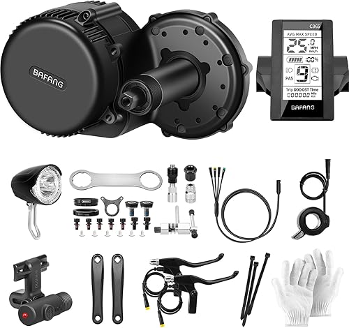 BBS02B 48V 500W Mid Drive Electric Bike Motor Ebike Kit de conversión para bicicleta de montaña Bicicleta de carretera