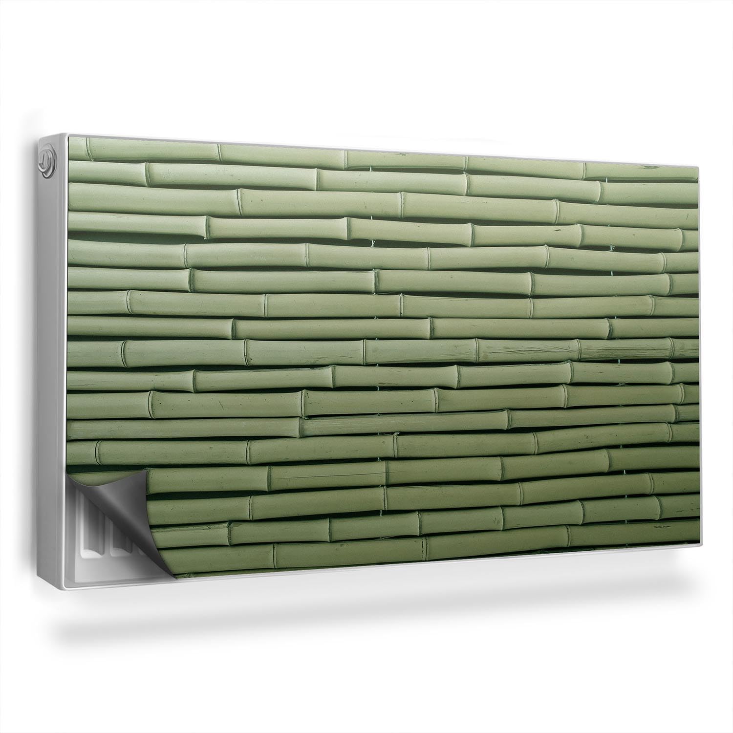 Anti-poussière cache radiateur magnétique 110x60 cm bambou