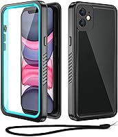Vista 18 de WIFORT - Funda impermeable para iPhone 11 Pro - Protector de pantalla integrado resistente al agua, protección contra caídas dura, a prueba de Verde