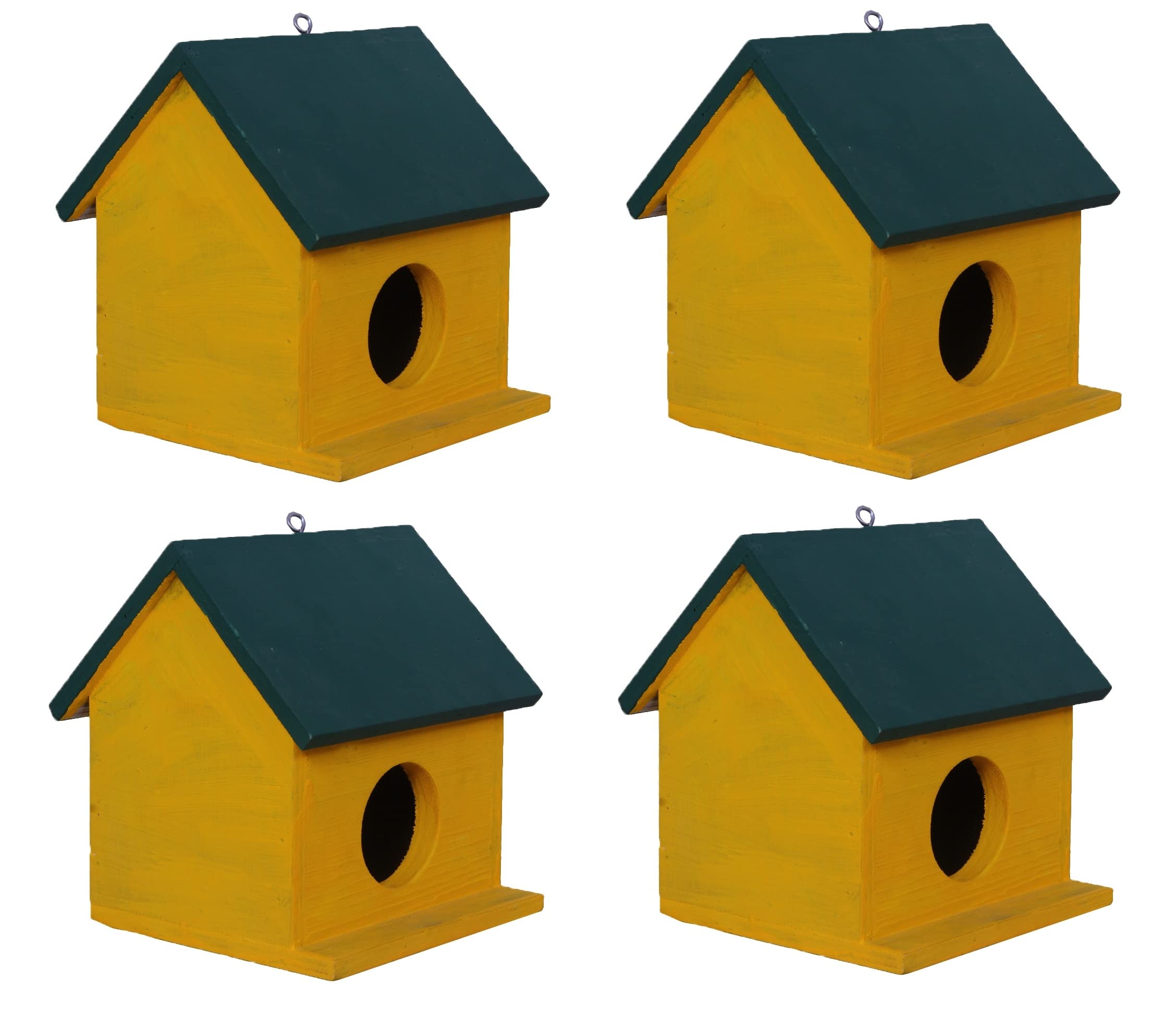 Bird House Bird Nest for Sparrow and Other Garden Birds Also use for Squirrel Pack of 4 Nest Bird House (Hanging, Hanging) (B09NXY2DQP) Amazon Price History, Amazon Price Tracker